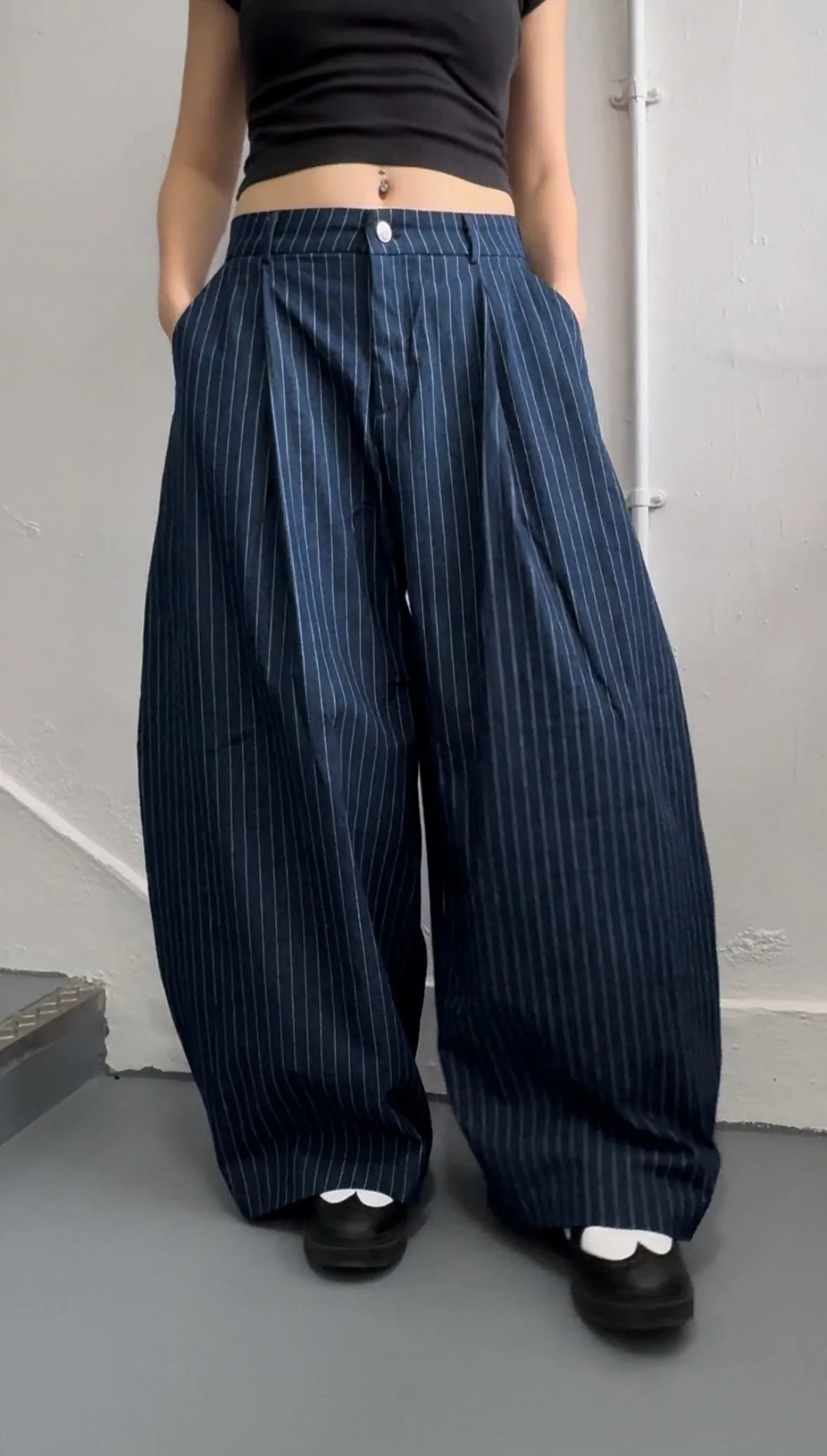 Striped Scimitar Pants