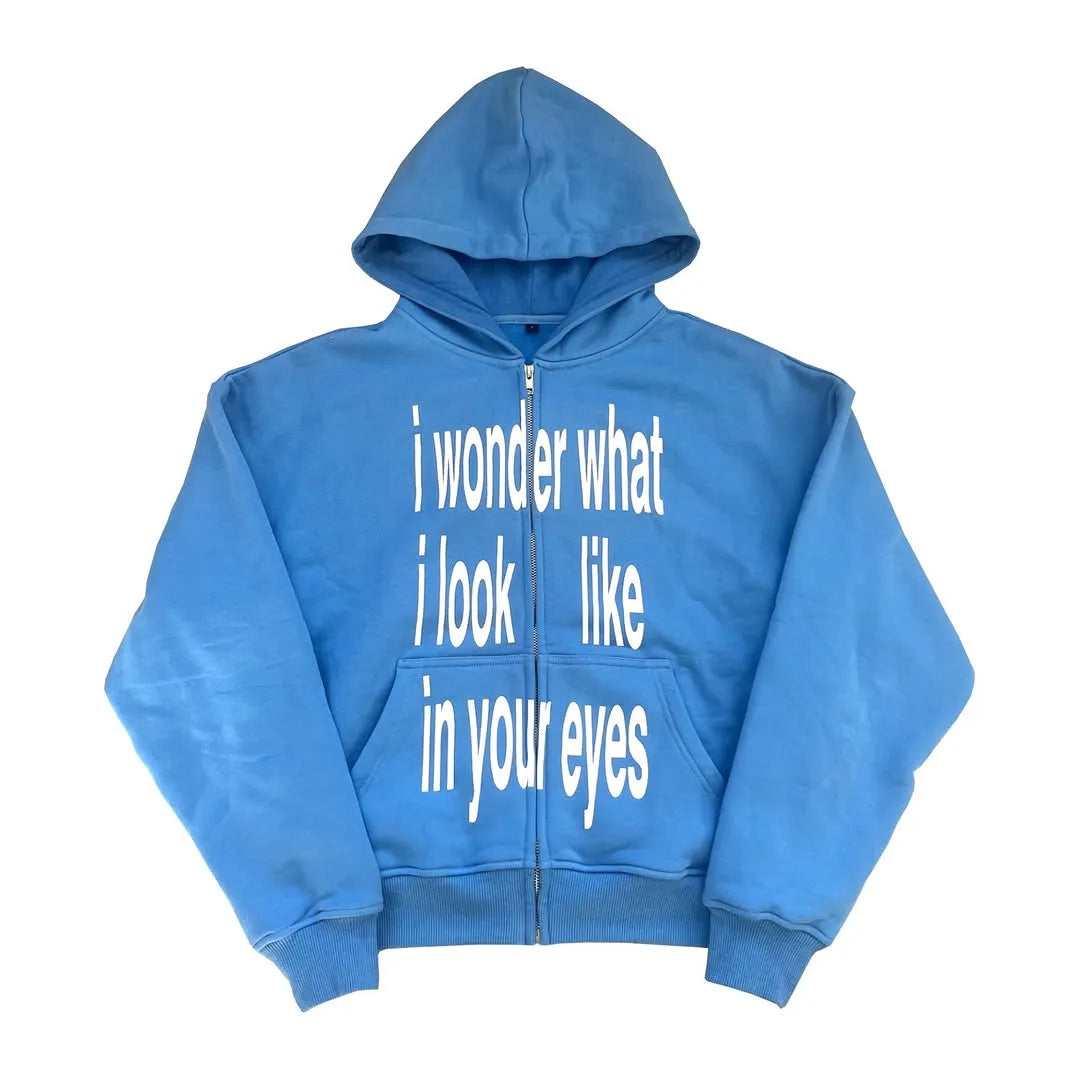 "In Your Eyes" Zip-Up Hoodie