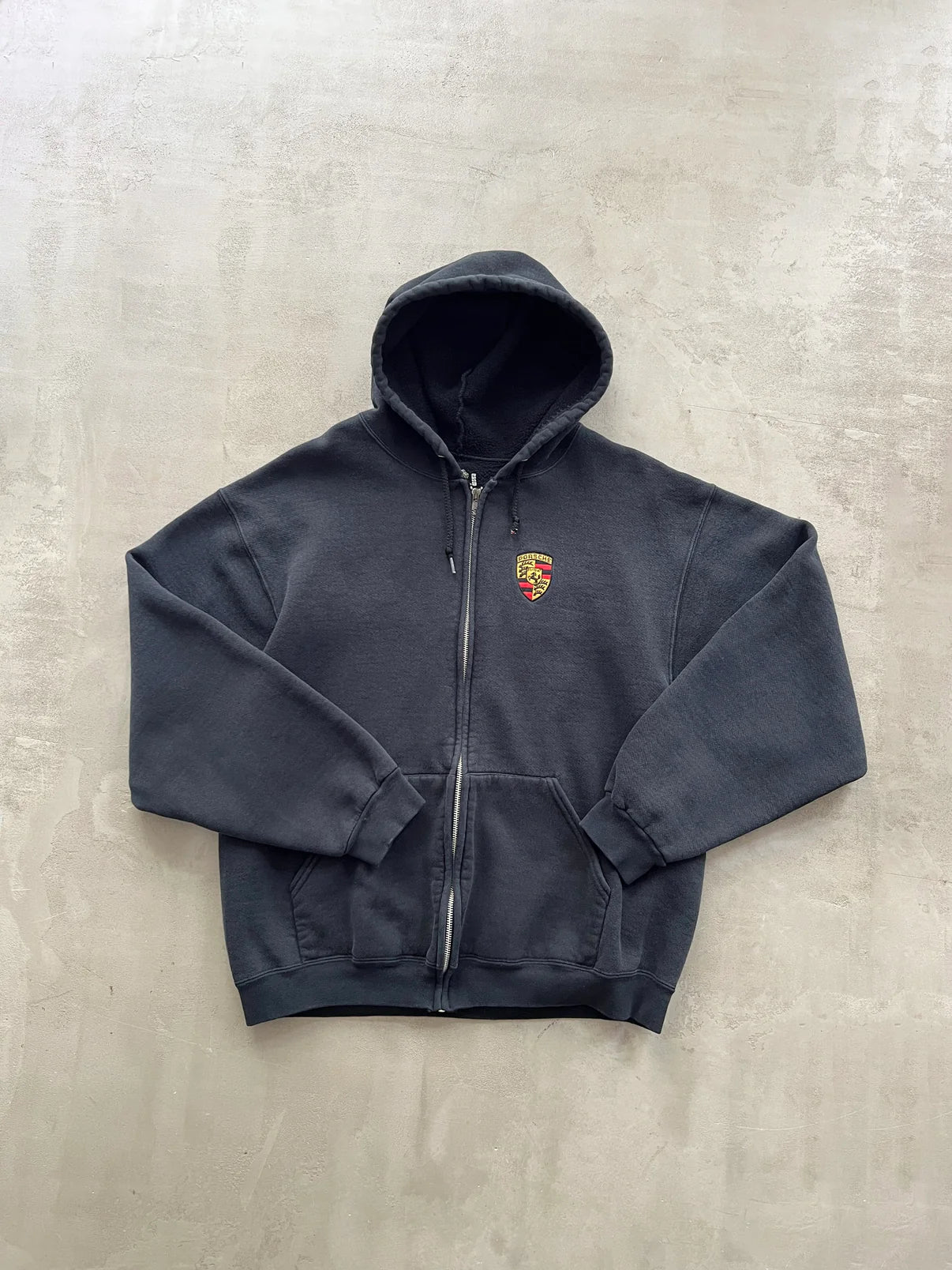 Vintage Unisex "Porsche" Zip-Up Hoodie