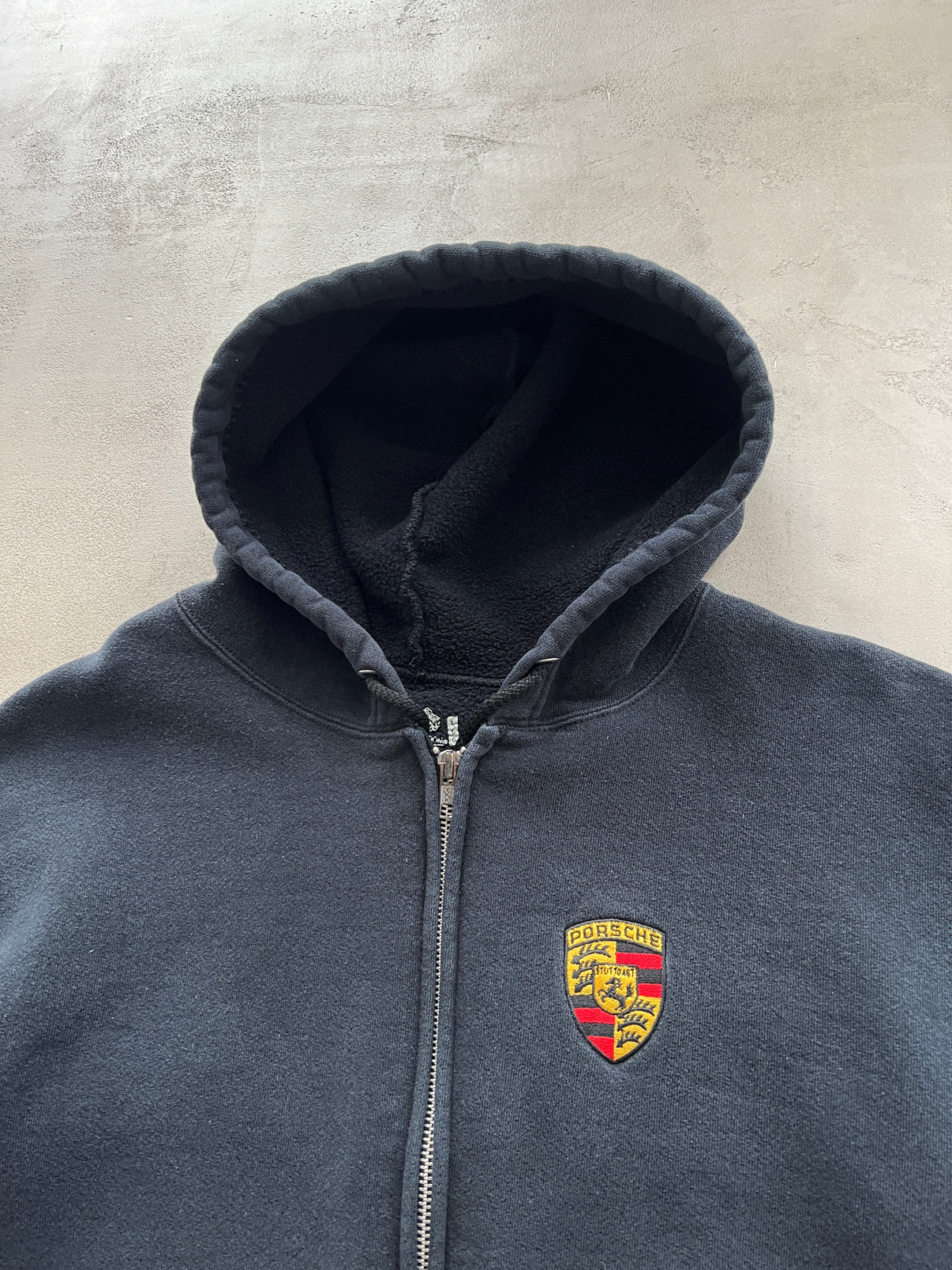 Vintage Unisex "Porsche" Zip-Up Hoodie